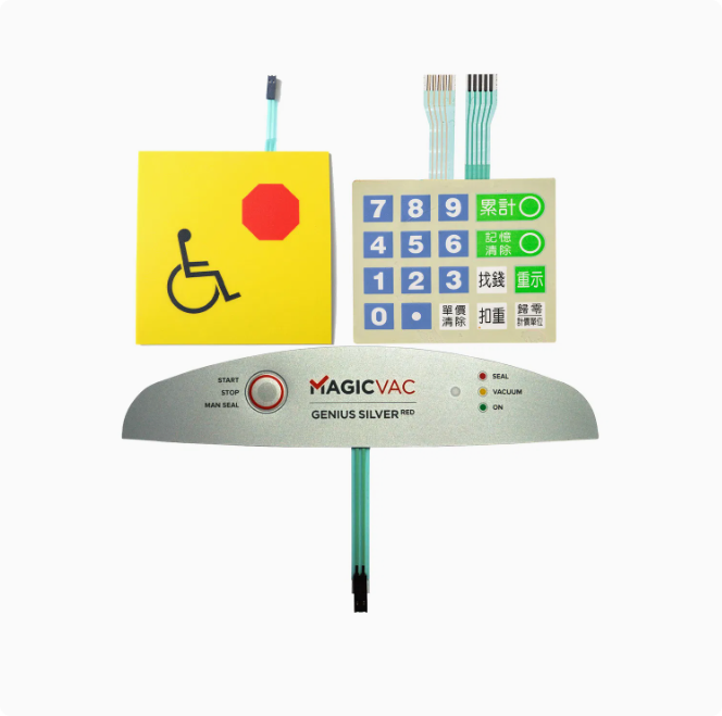 PVC 유연한 멤브레인 스위치